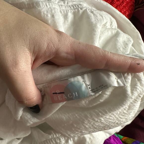 Free People free-est Robyn Convertible Mini Dress White Size Large - Picture 2 of 4